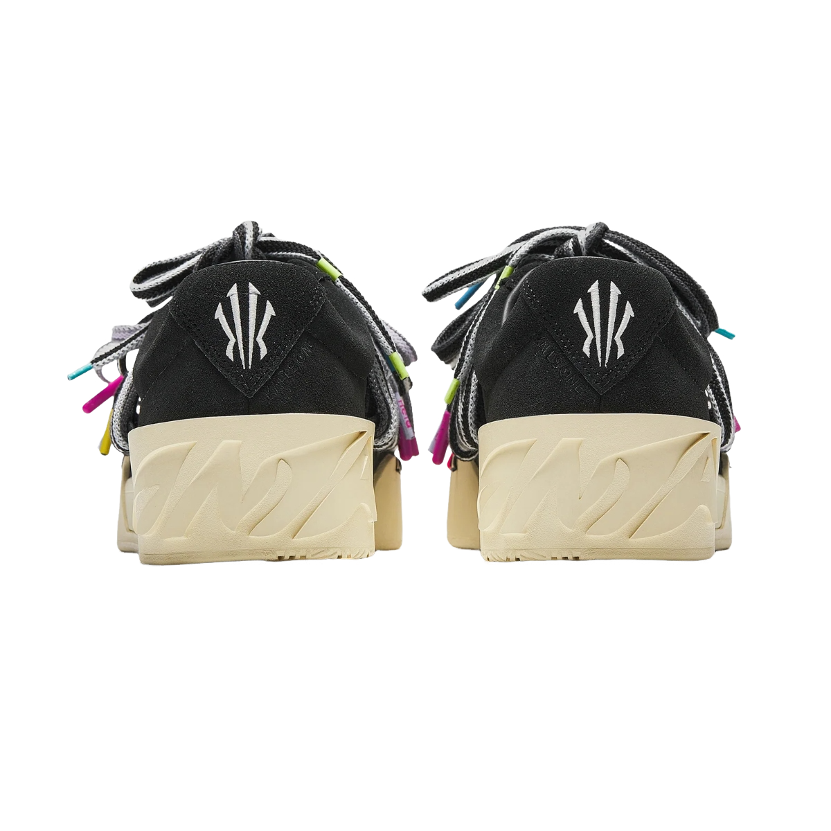 Men's Multi-Lace Low-Top Sneakers with Chunky Platform Sole