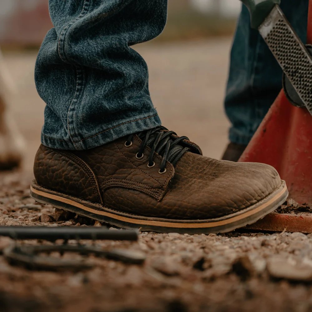 BAILAY BOOT - Full-Grain Textured Leather Chukka Boots