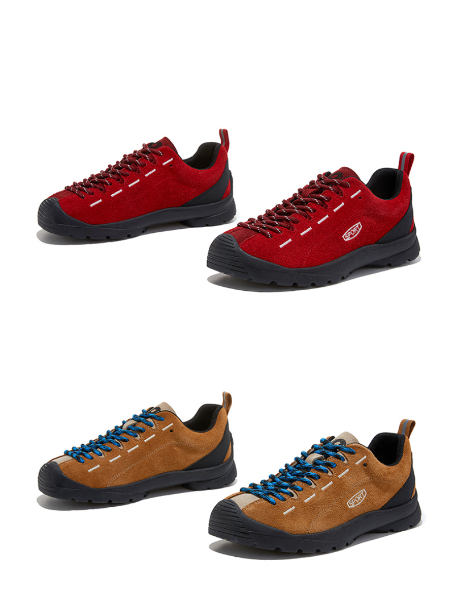 Retro Suede Hiking Sneakers | Non-Slip Outdoor Walking Shoes for Women
