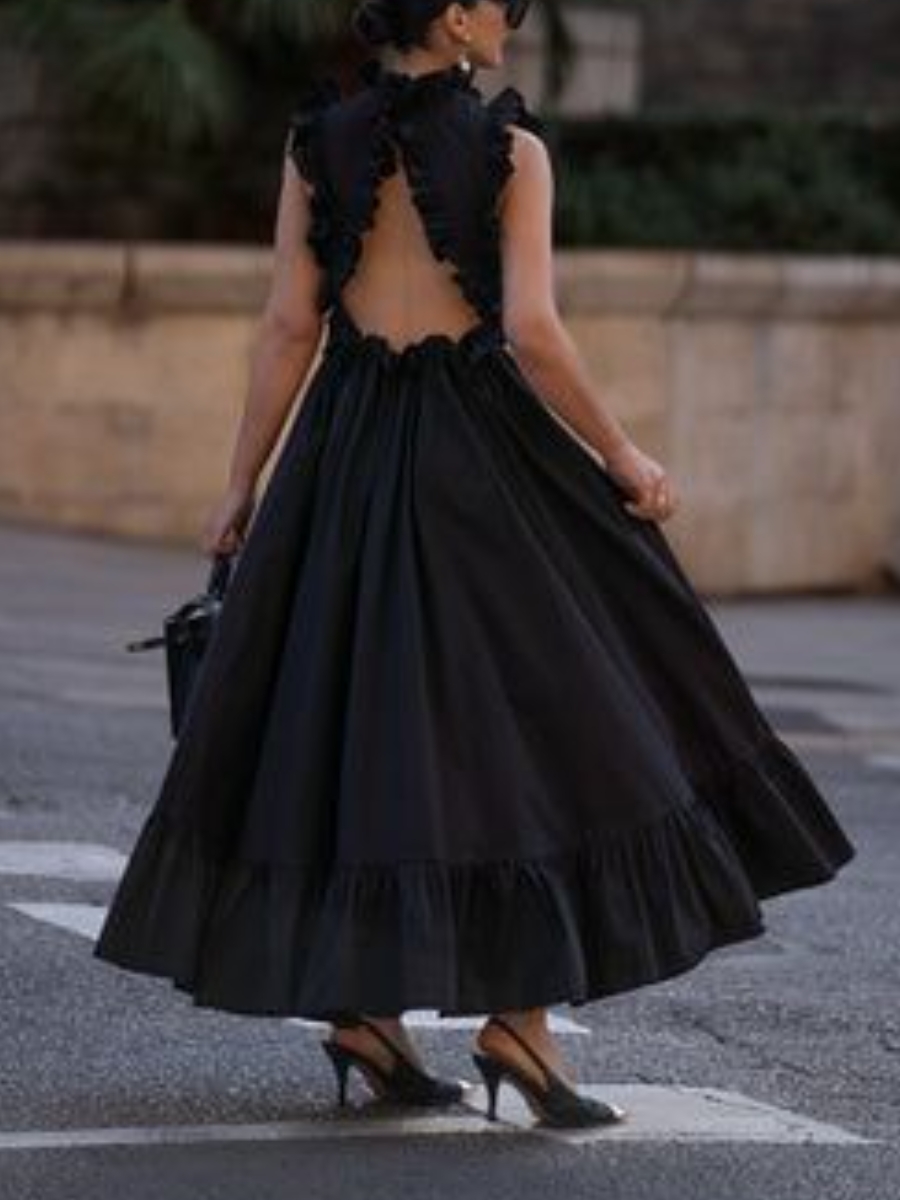 The Soho Ruffle Maxi Dress