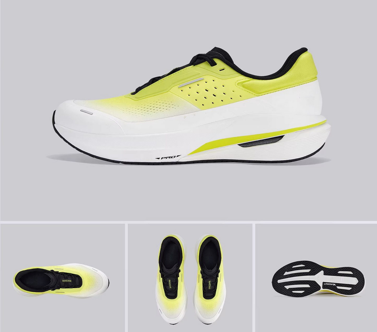 PRO-F Cushioned Running & Training Sneakers - Breathable Athletic Shoes for Gym, Daily Wear & Casual Style