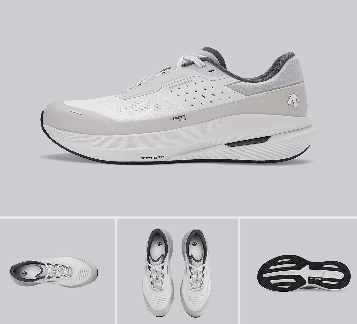 PRO-F Cushioned Running & Training Sneakers - Breathable Athletic Shoes for Gym, Daily Wear & Casual Style