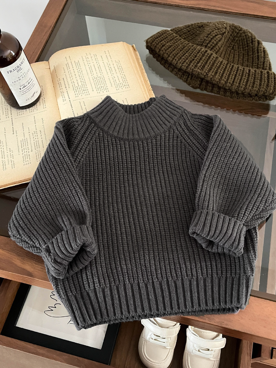 2026 New Collection Retro Autumn/Winter Children's Turtleneck Sweater