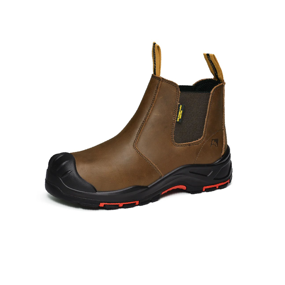 Men’s Composite Toe Chelsea Safey Boots with Anti-Puncture Plate