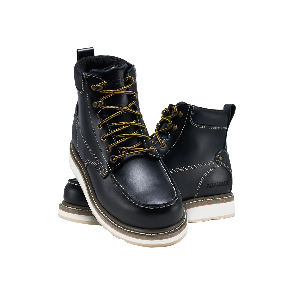 Men's Moc Toe Safety Work Boots