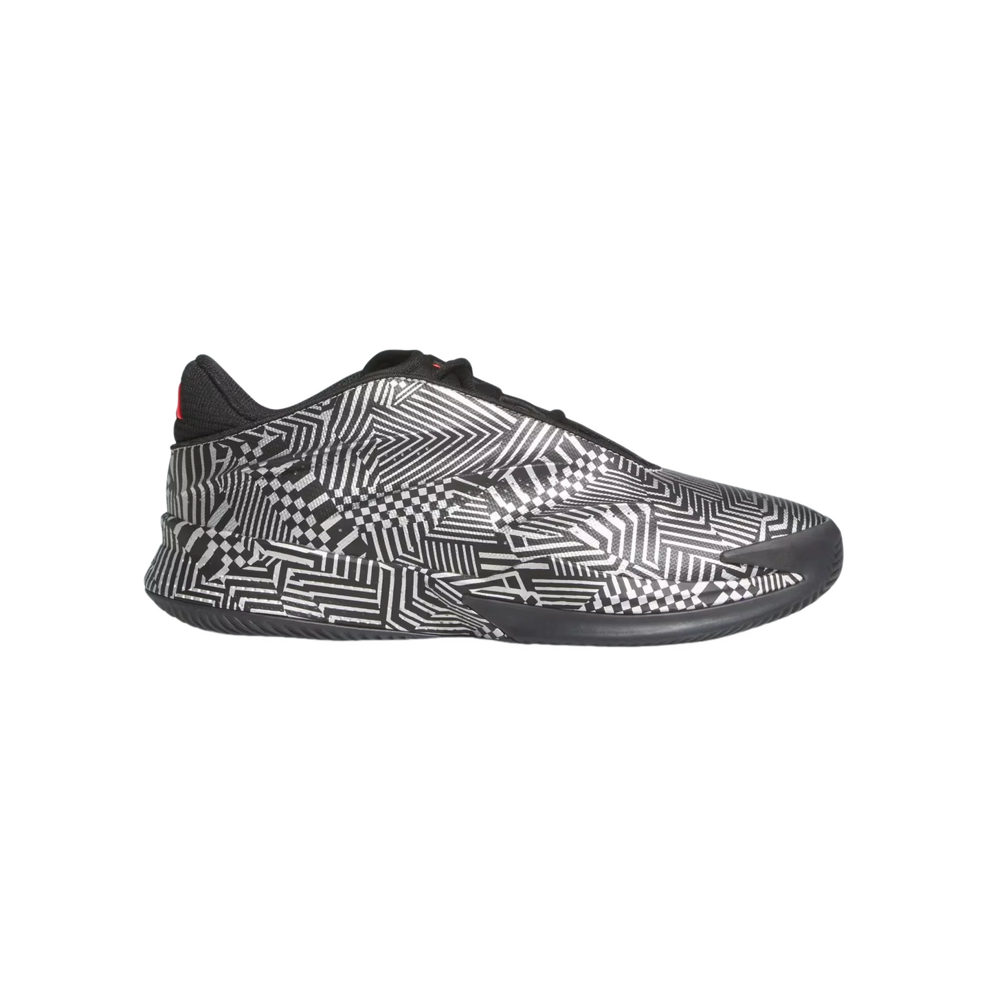 Men's Geometric Print Basketball Shoes, Lightweight Non-Slip Court Sneakers