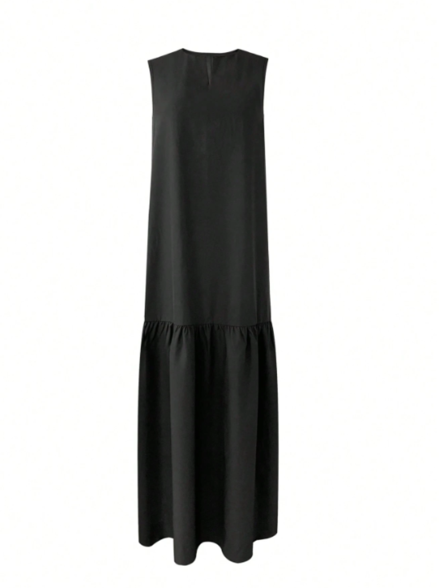 Women Casual Simple Versatile Beach Vacation Dress