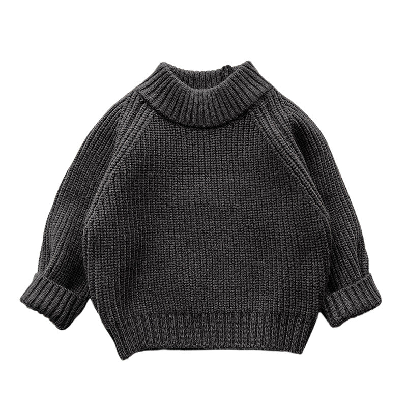 2026 New Collection Retro Autumn/Winter Children's Turtleneck Sweater