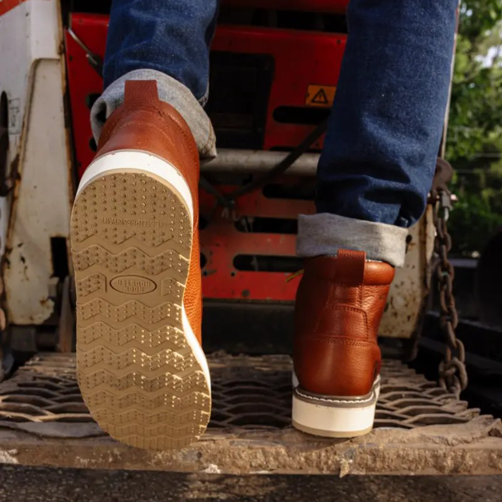 Men's 6-Inch Waterproof Moc Toe Work Boots