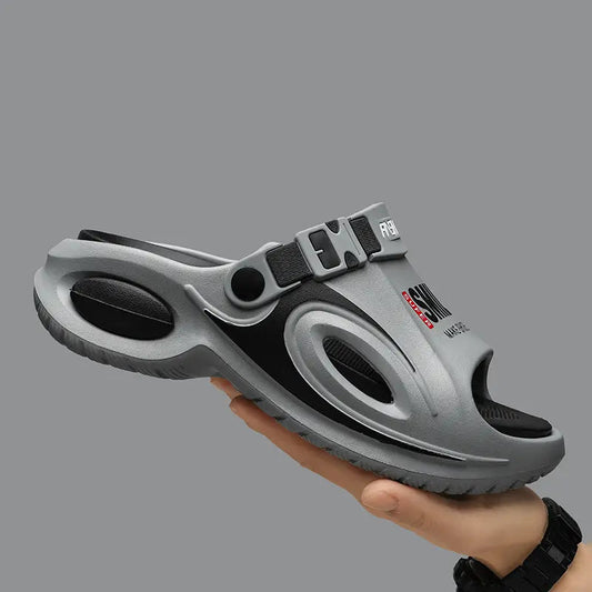 Men's Sports Sandals Summer Wear Thick Sole Soft Non-Slip Durable Outdoor Waterproof Beach Shoes