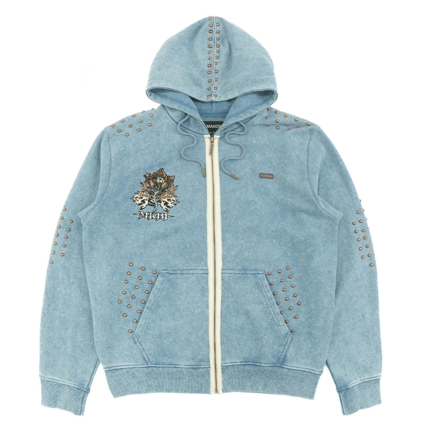 Fleece Hoodie | Bianco Zip Up