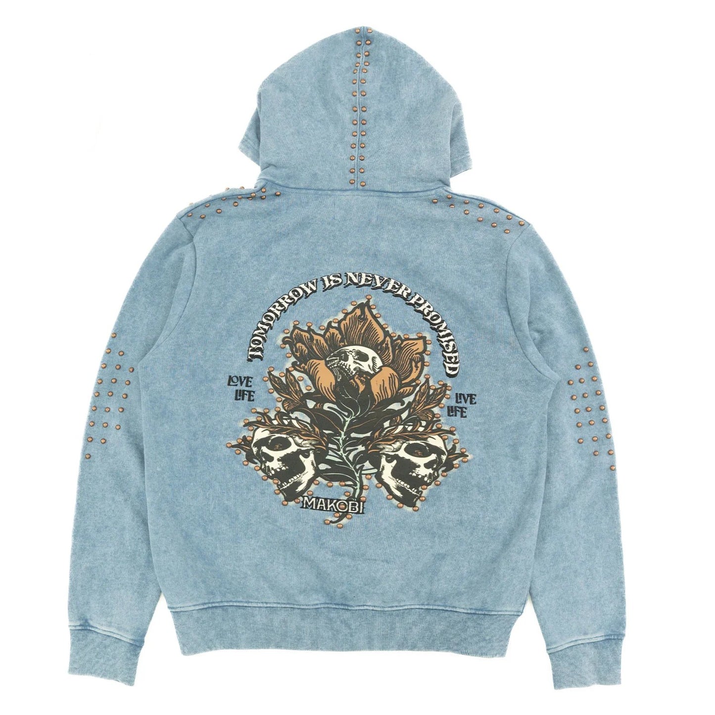 Fleece Hoodie | Bianco Zip Up