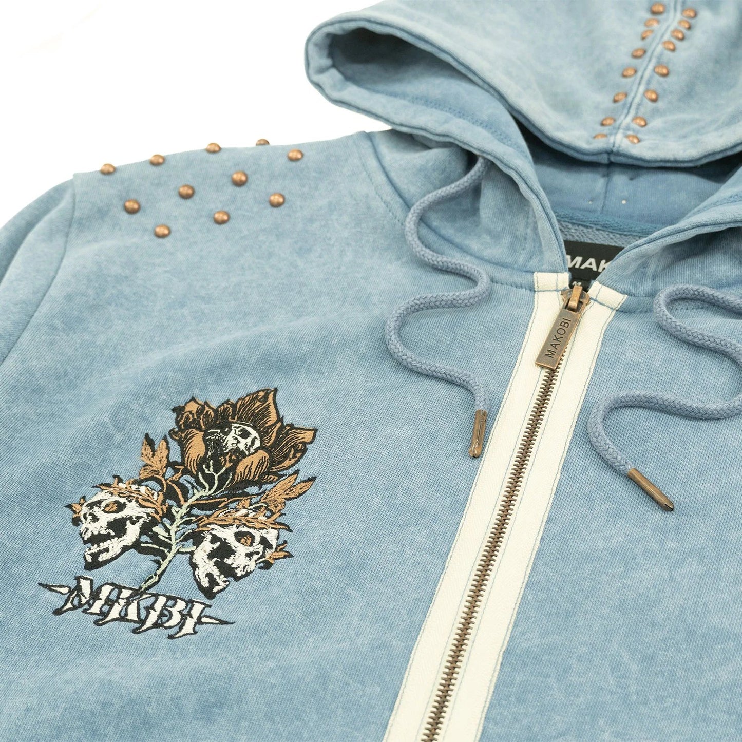 Fleece Hoodie | Bianco Zip Up