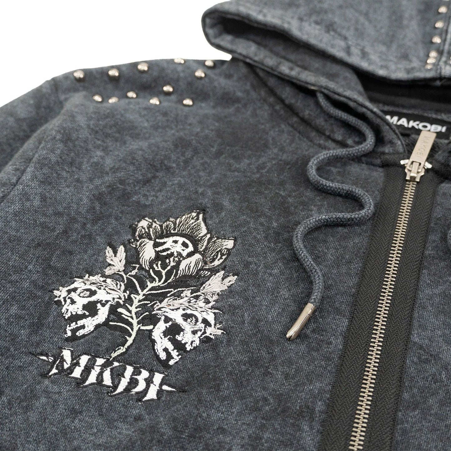 Fleece Hoodie | Bianco Zip Up