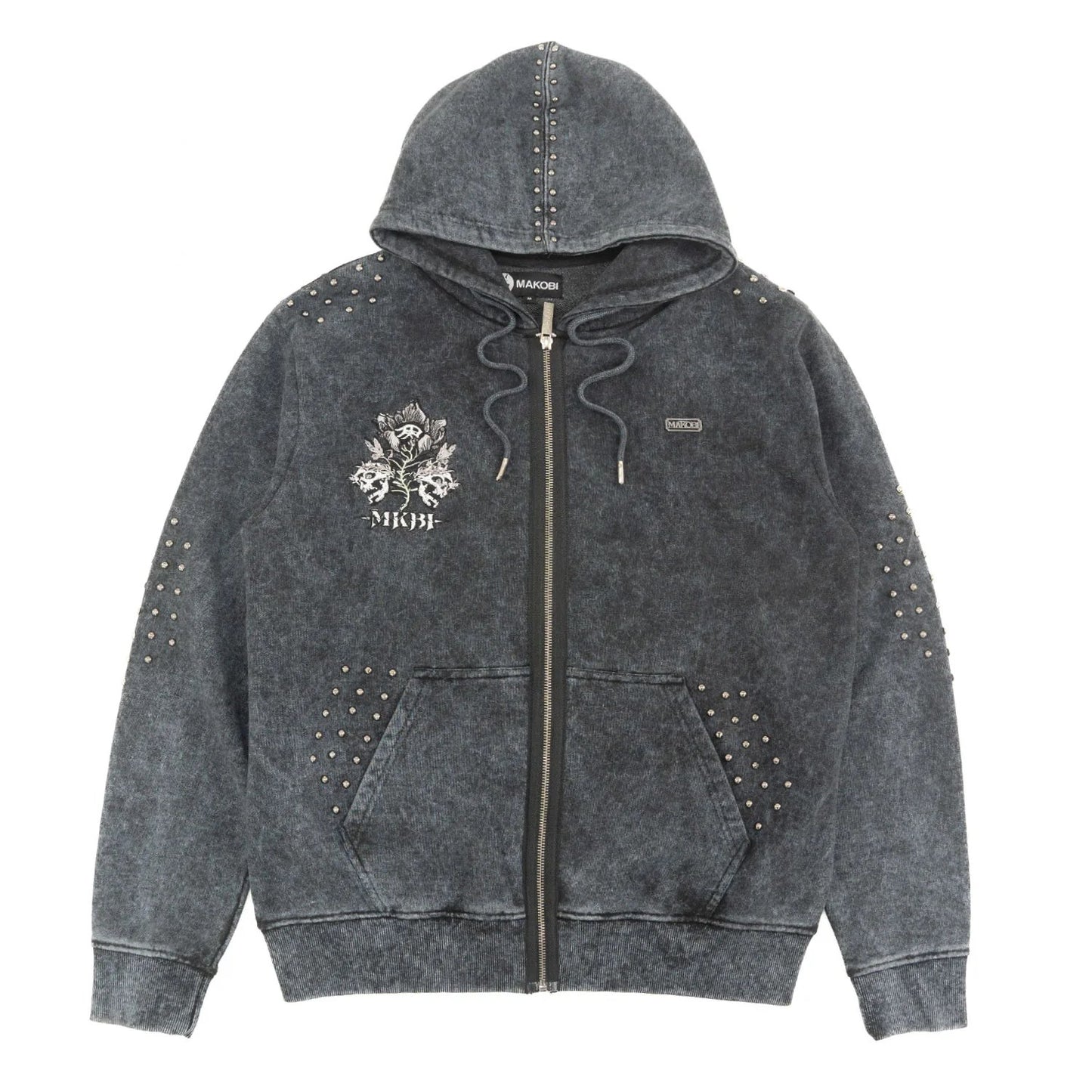 Fleece Hoodie | Bianco Zip Up