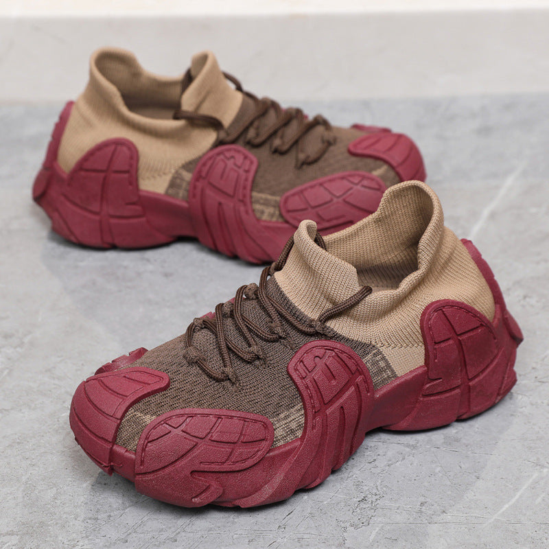 Chunky Sock Sneakers | Futuristic Platform Walking Shoes