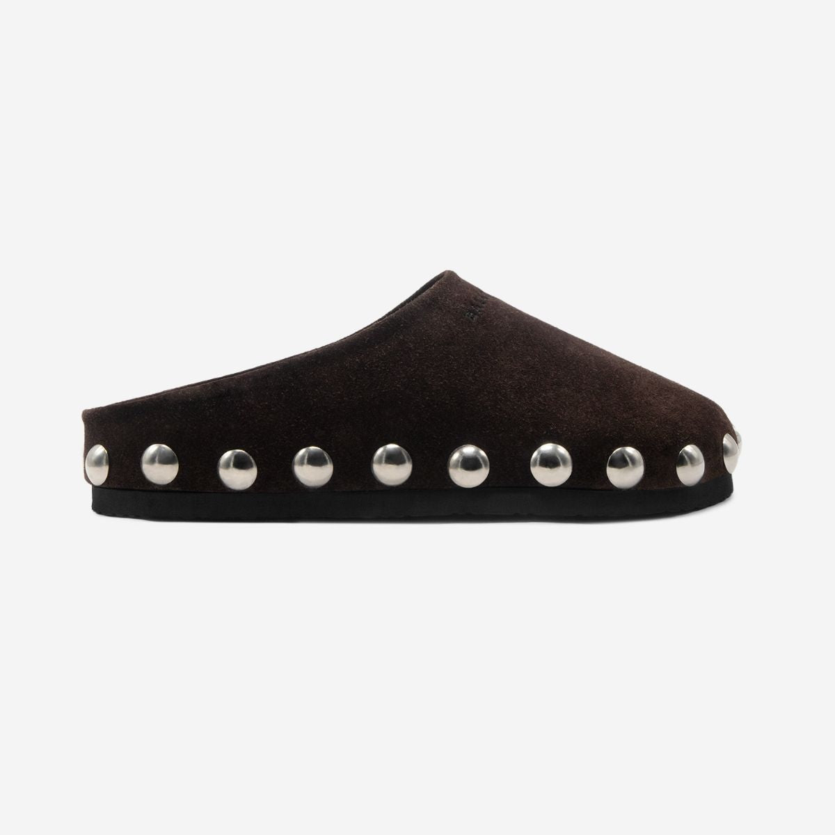 Suede Studded Mules | Backless Slip-Ons for Women