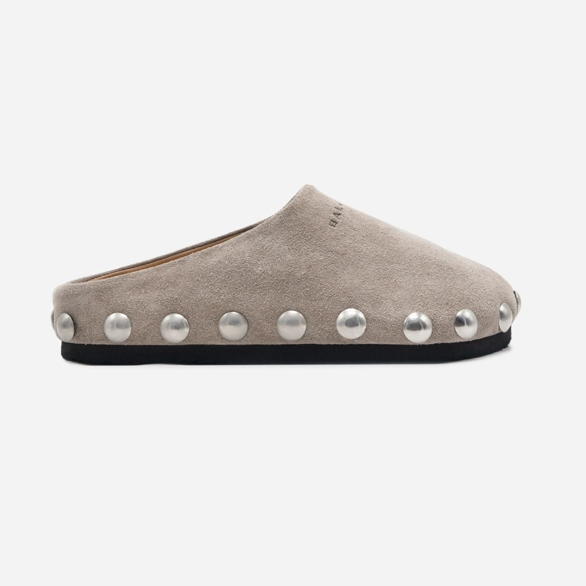 Suede Studded Mules | Backless Slip-Ons for Women