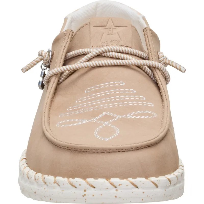 Western Charm Suede Slip-On Loafers with Turquoise Charm Chain