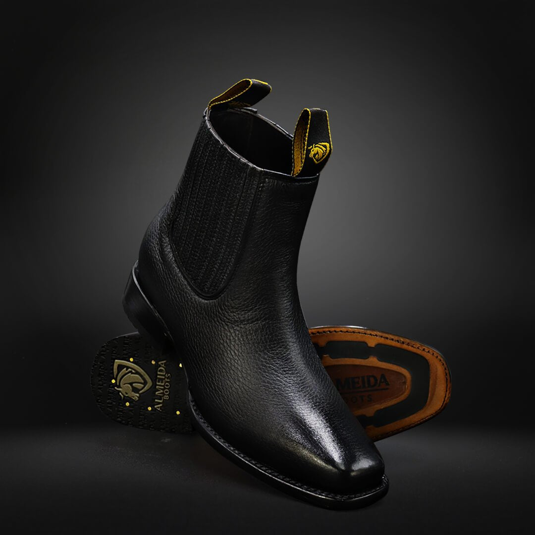 Men's Premium Leather Chelsea Ankle Boots