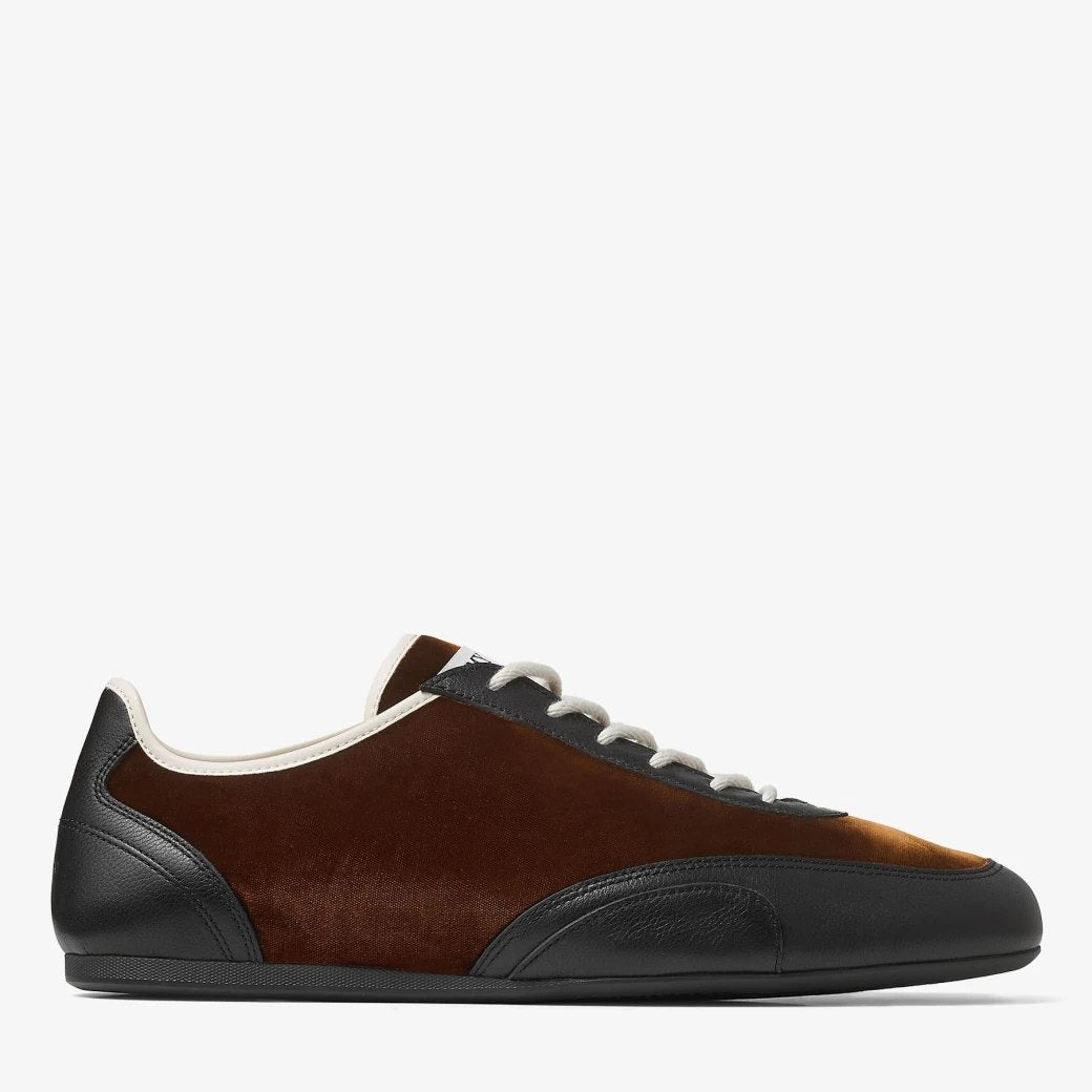 Men's Vintage Velvet & Leather Retro Sneakers