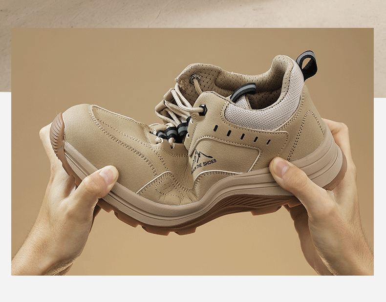 Men's Steel Toe Work Shoes, Breathable Safety Shoes