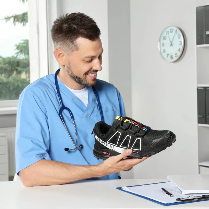 Orthopedic Pain-Relieving Walking shoes, Non-Slip Breathable Walking Sneakers