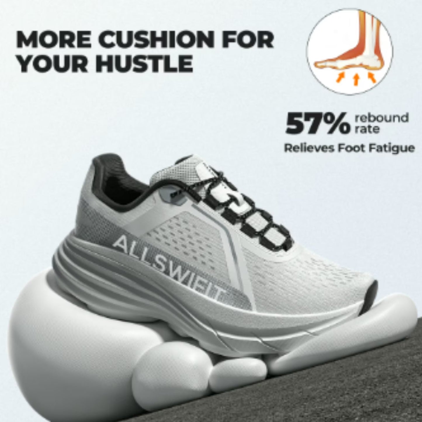 Men's Ultra-Cushioned Running Shoes,