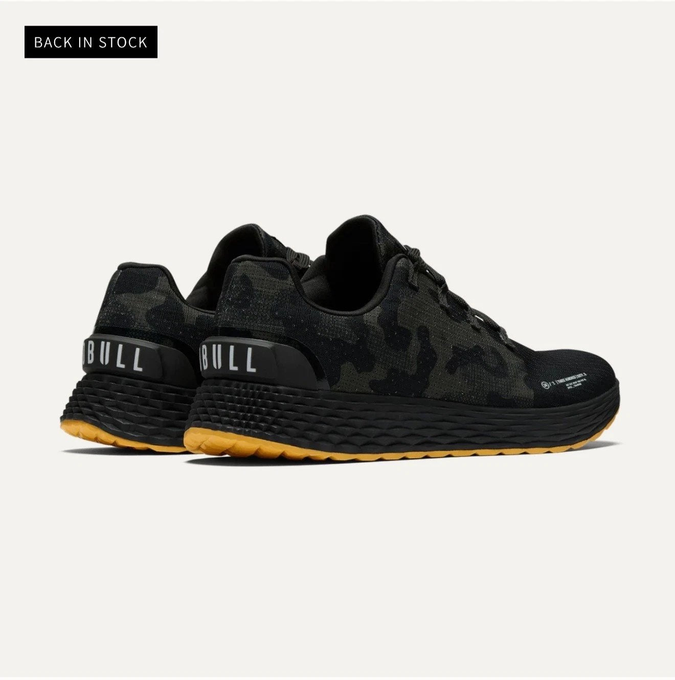 Men's Black Camo Ripstop Cross-Training Shoes