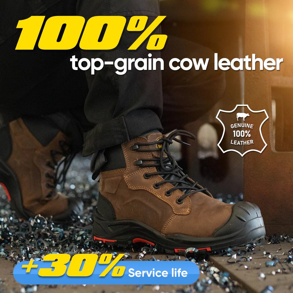 Men’s Composite Toe Leather Safety Boots