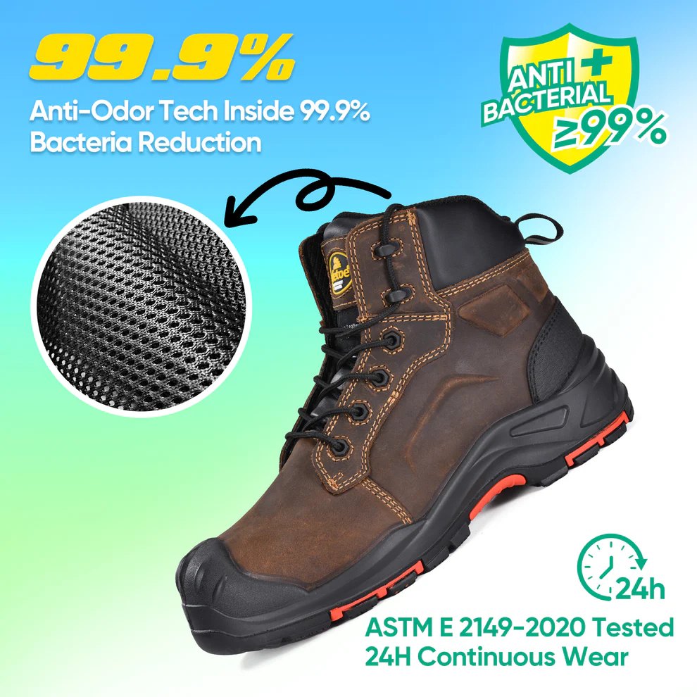 Men’s Composite Toe Leather Safety Boots