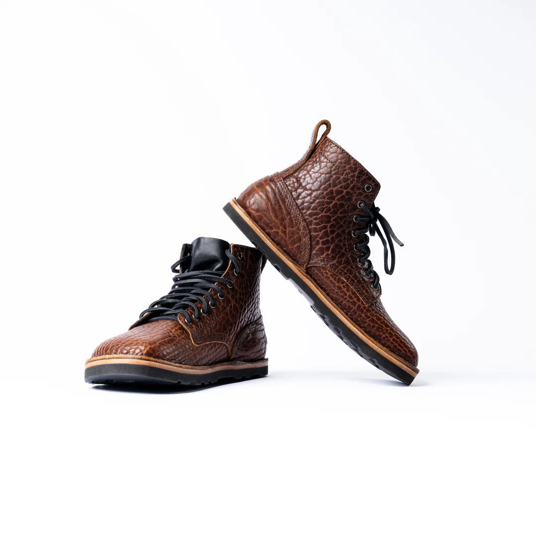 BAILAY BOOT - Full-Grain Textured Leather Chukka Boots