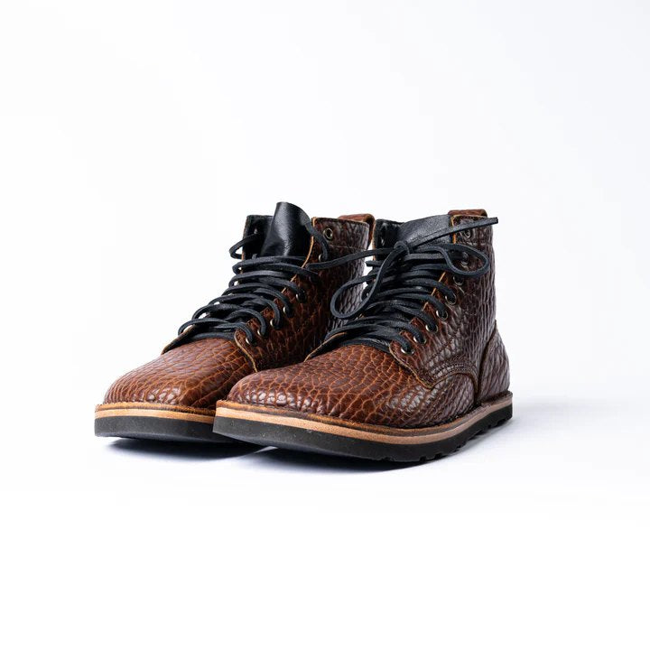 BAILAY BOOT - Full-Grain Textured Leather Chukka Boots