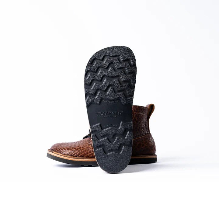 BAILAY BOOT - Full-Grain Textured Leather Chukka Boots