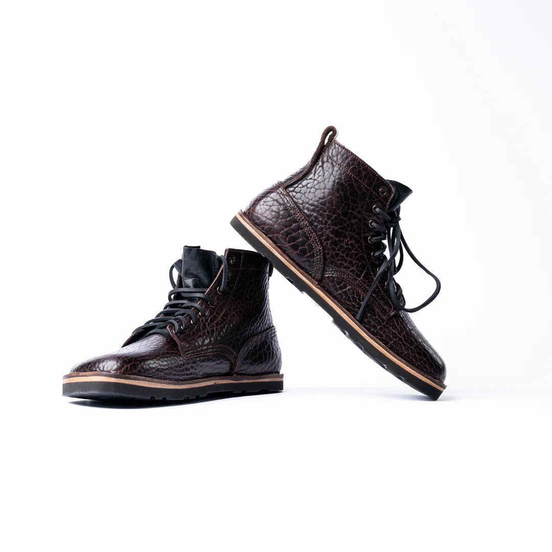 BAILAY BOOT - Full-Grain Textured Leather Chukka Boots