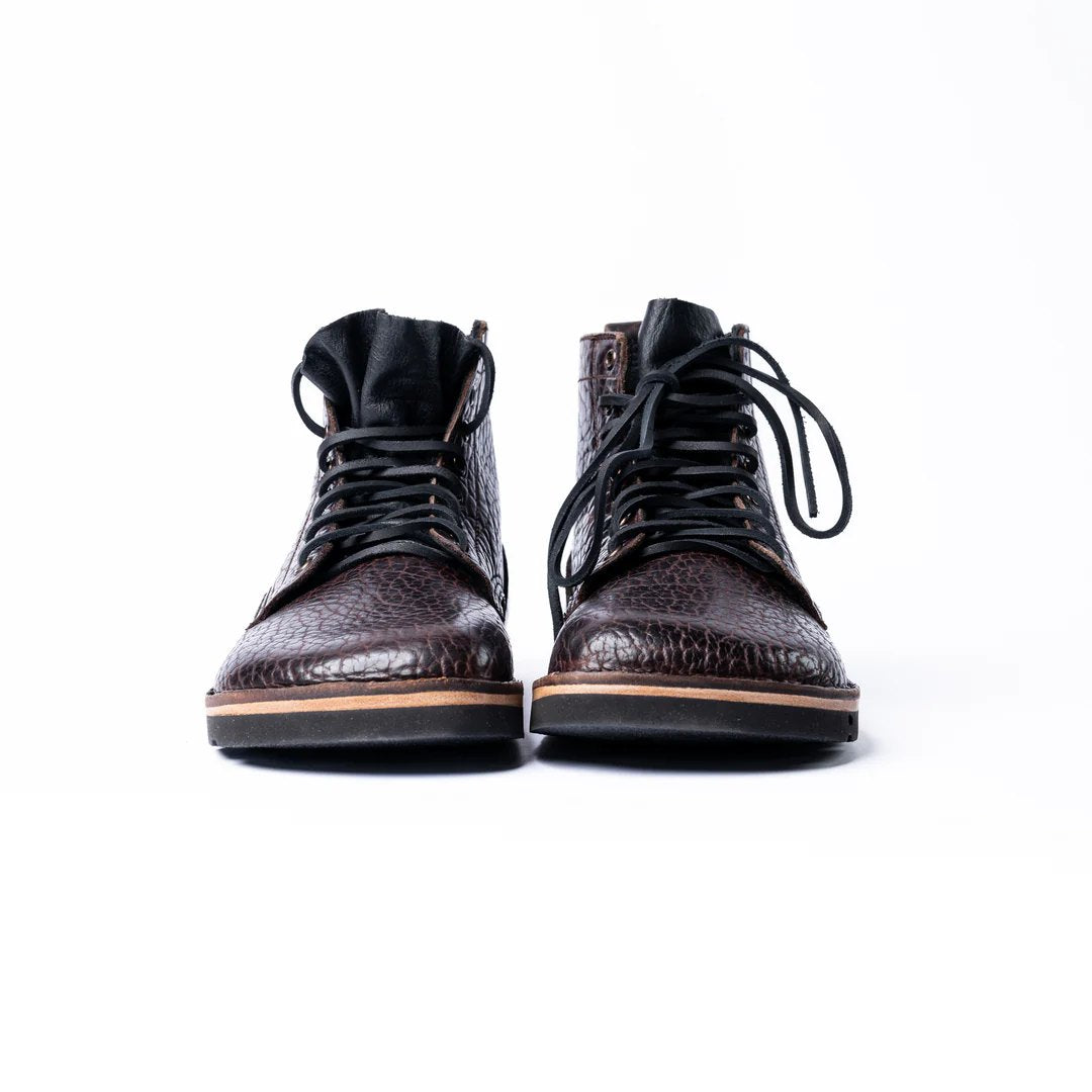 BAILAY BOOT - Full-Grain Textured Leather Chukka Boots