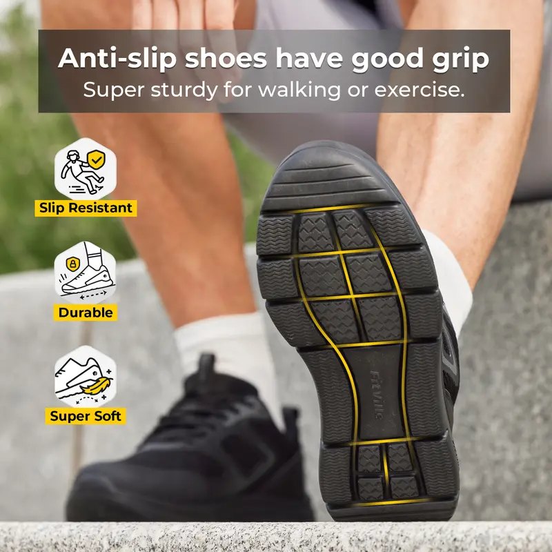 Men's Lightweight Breathable Walking Sneakers