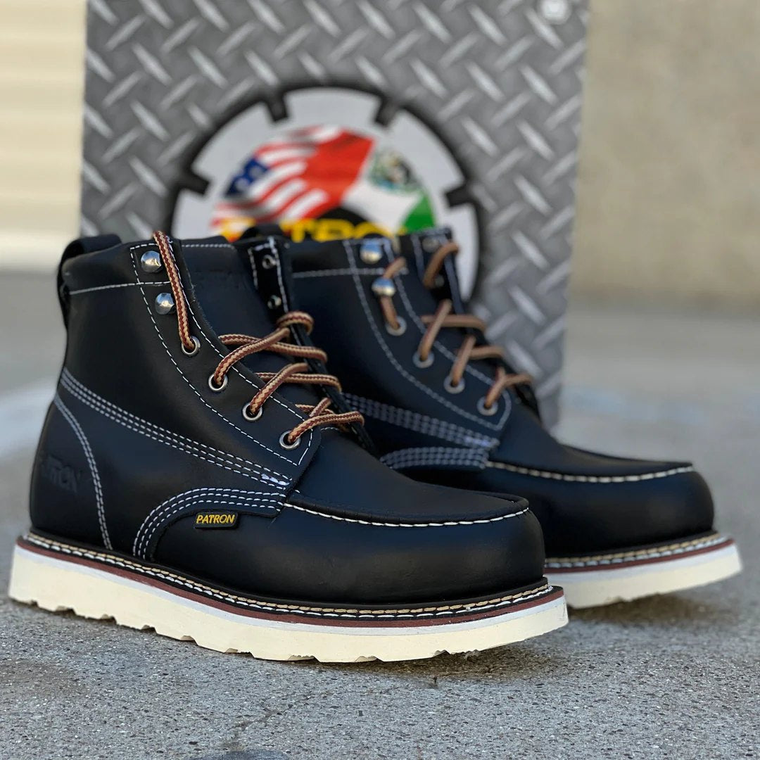 Men's 6-Inch Composite Toe Moc Toe Safety Shoes