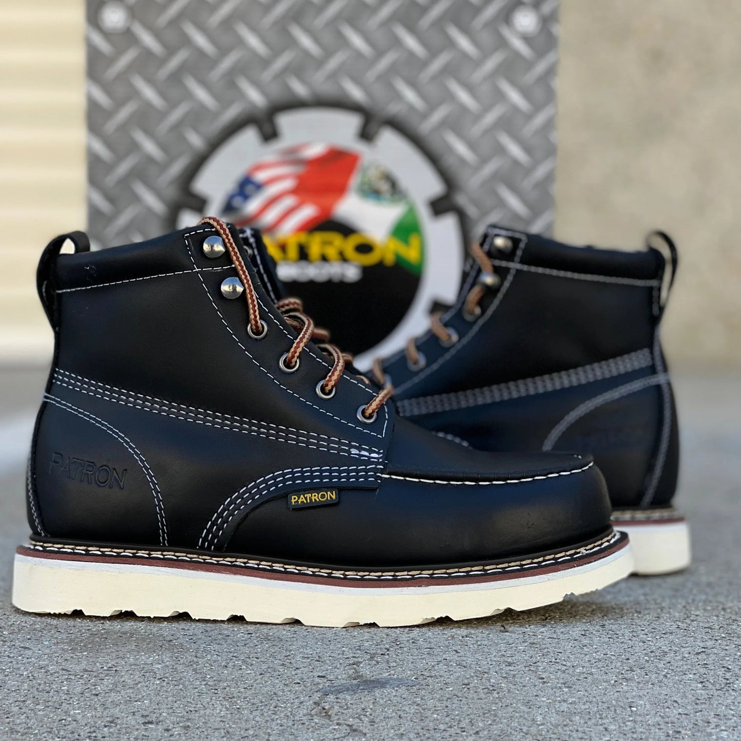 Men's 6-Inch Composite Toe Moc Toe Safety Shoes