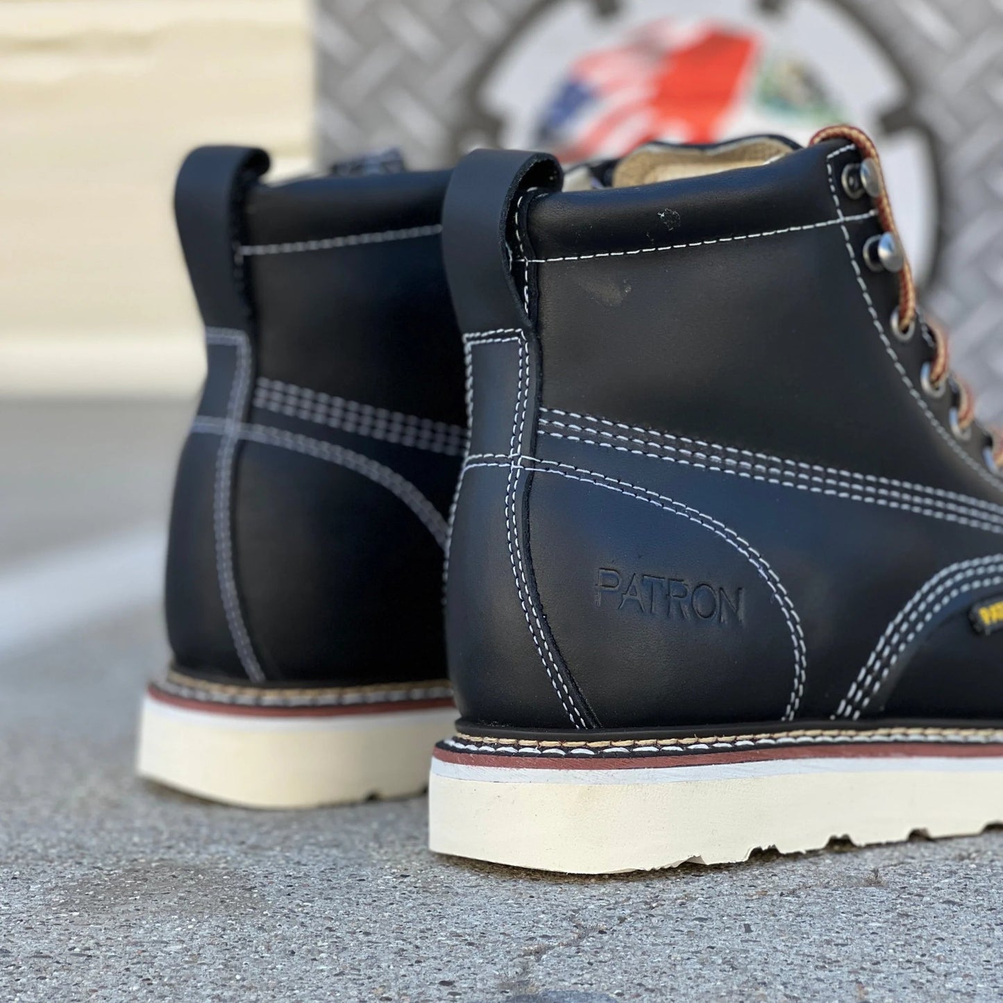 Men's 6-Inch Composite Toe Moc Toe Safety Shoes