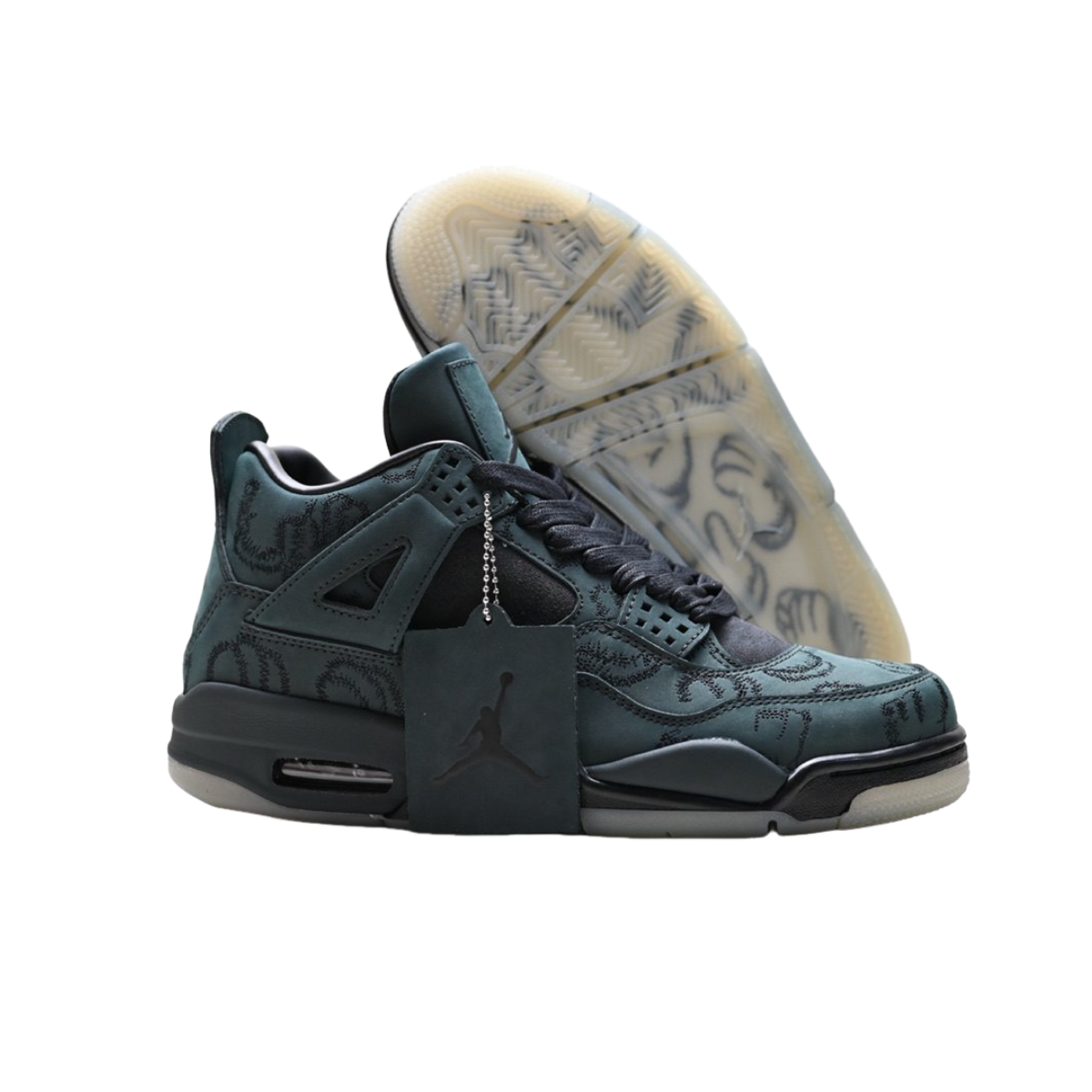 Men's Premium Suede High-Top Sneakers - KAWS-inspired Embroidered Basketball & Streetwear Shoes