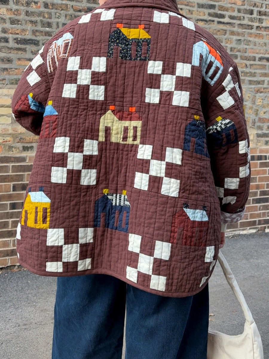 Vintage Patchwork Quilted Jacket