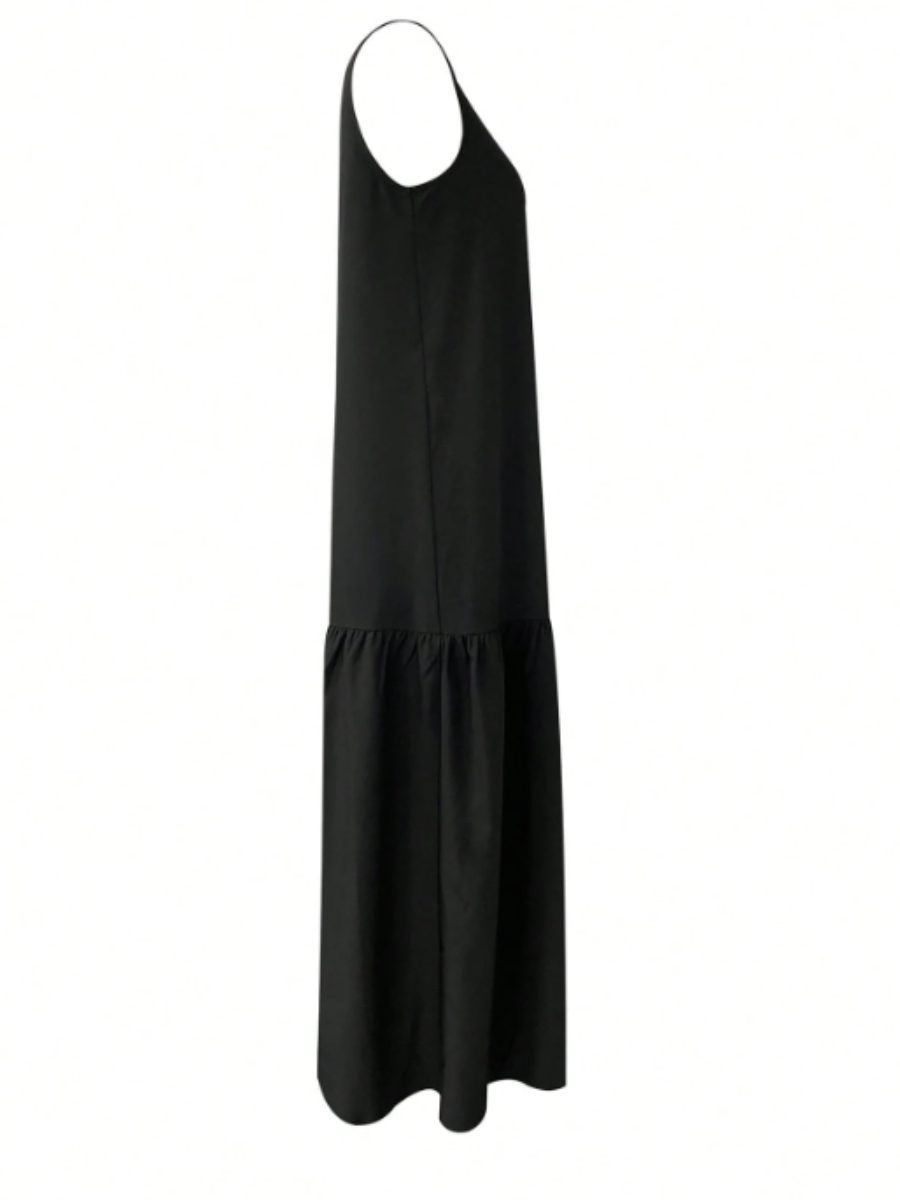 Women Casual Simple Versatile Beach Vacation Dress
