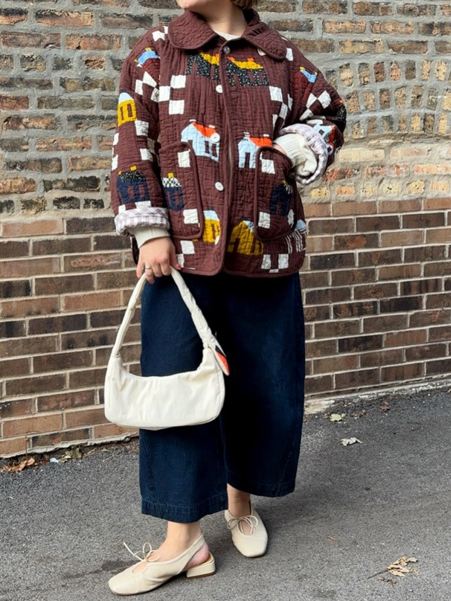 Vintage Patchwork Quilted Jacket