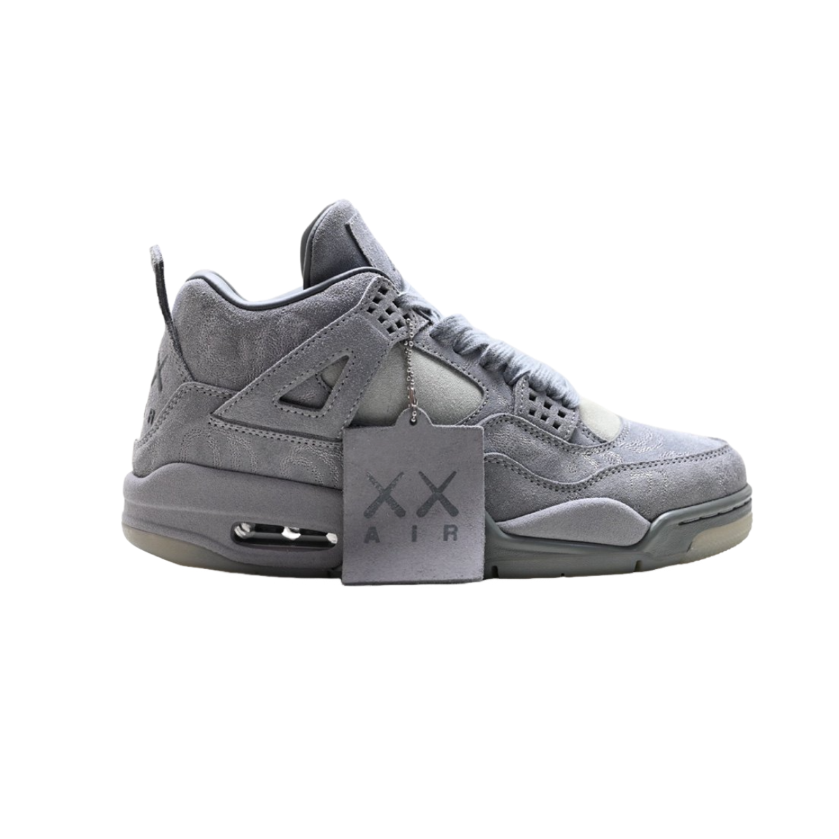 Men's Premium Suede High-Top Sneakers - KAWS-inspired Embroidered Basketball & Streetwear Shoes