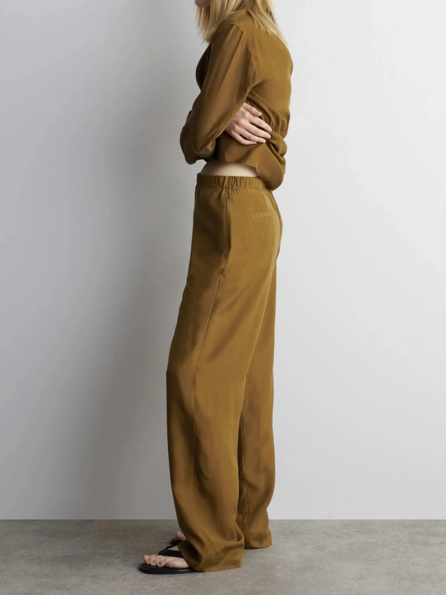 Shawl Lapel Suits Pants Set