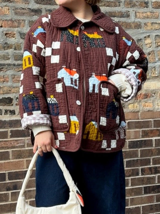 Vintage Patchwork Quilted Jacket