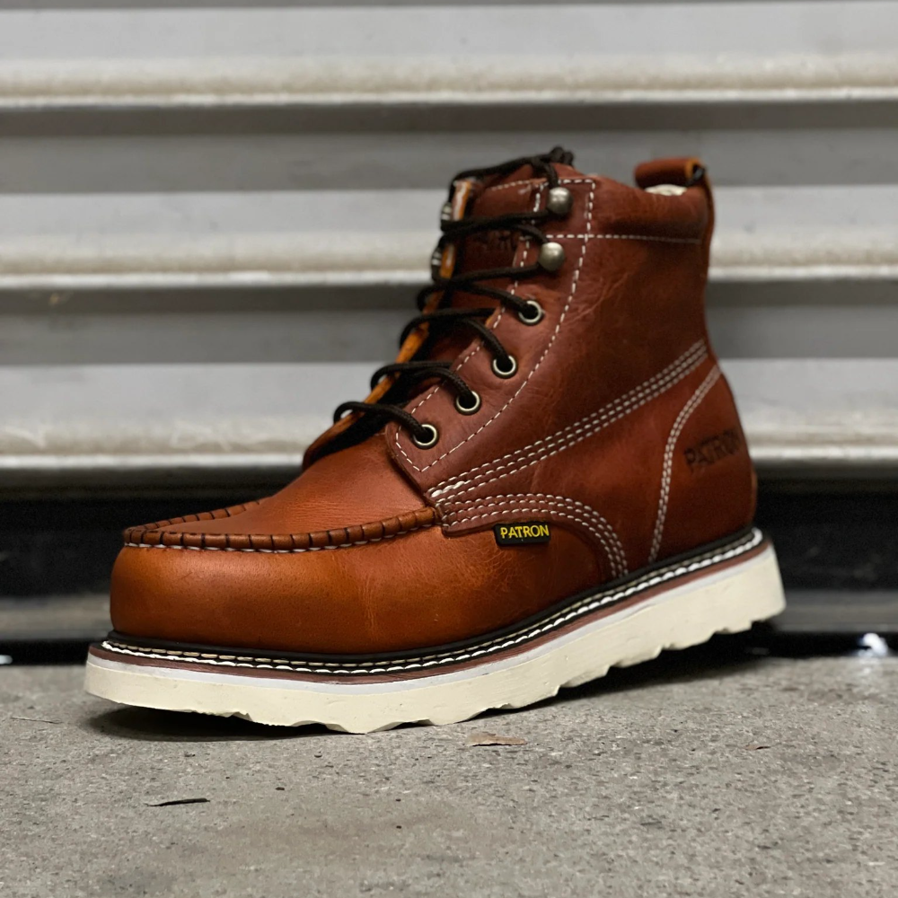 Men's 6-Inch Composite Toe Moc Toe Safety Shoes