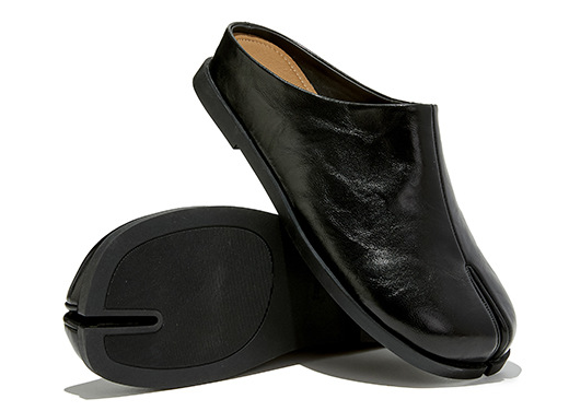 Vintage Split Toe Leather Mules | Comfort Slip-On Clogs for Women