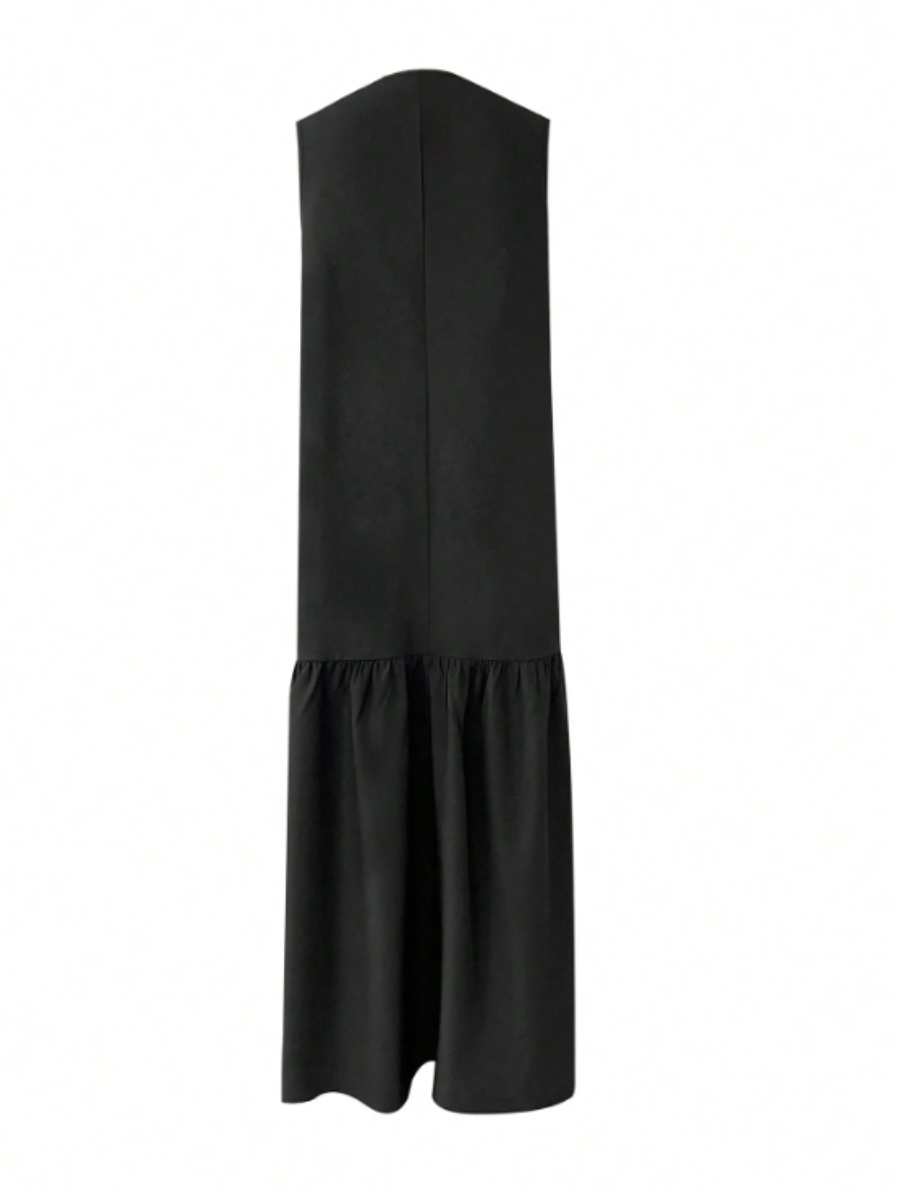 Women Casual Simple Versatile Beach Vacation Dress